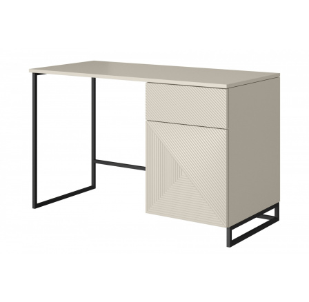 ASHA PSACÍ STŮL 120 1D1SZ - kašmír / černý rám