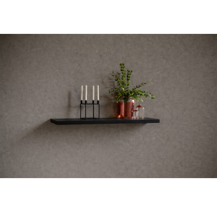 Závěsná police ANDREA 80x26 Černý Mat