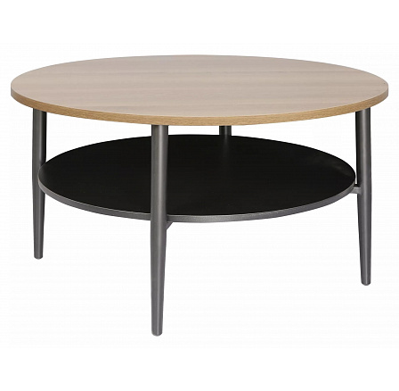 Konferenční stolek ELLA A, Dub / Černá