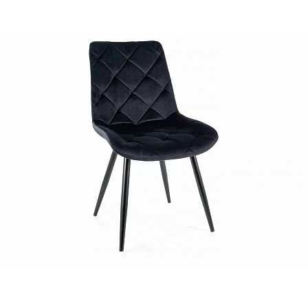 Jídelní židle RALPH VELVET, černý Bluvel 19/černý mat