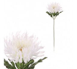 Chryzantéma - umělá řezaná květina, bílá