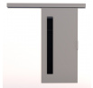 Posuvné dveře na stěnu GELA 96 Gray+Black Lacobel