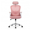 Kancelářská židle, houpací mechanismus, růžová, KA-K2031 PINK