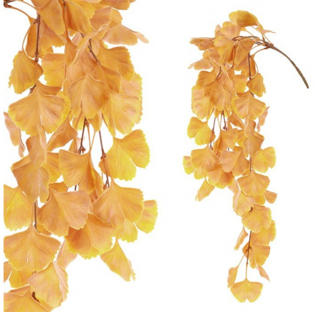 Ginkgo biloba - umělá převislá větev, žlutá