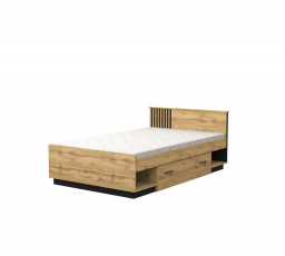 Systém "LAMELO" LA20 (postel 120) - Barva: černá