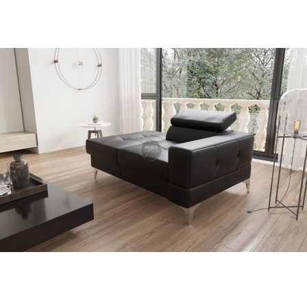 Sofa TOSCANIA I lenoška 135 cm přírodní kůže - volitelný odstín , levá strana Sofa TOSCANIA I lenoška 135 cm přírodní kůže - volitelný odstín , levá strana