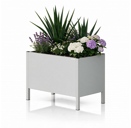 Kryt na květináč kovový velký šedý: DAISY 500 x 400 x 300 mm Kryt na květináč kovový velký šedý: DAISY 500 x 400 x 300 mm