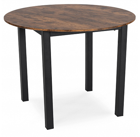 Stůl TEO 100 cm Dub Rustikální/Černý