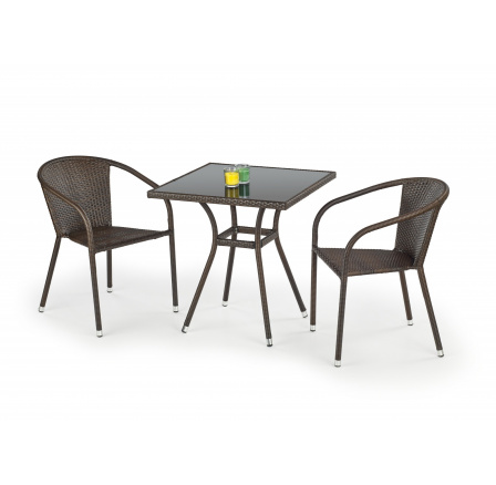 Zahradní stůl MOBIL, hnědočerný Zahradní stůl MOBIL, hnědočerný