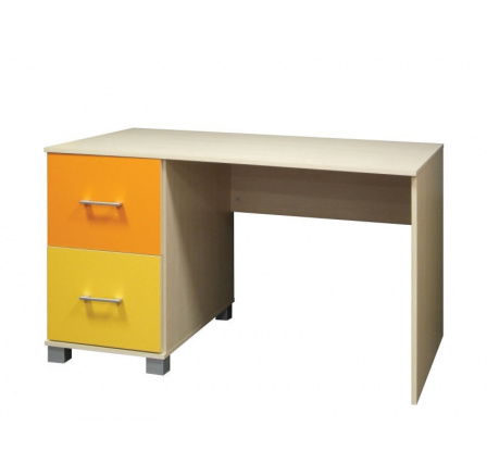 BAJO - psací stůl - javor/oranžová/žlutá  ( P5T55F24 ) (MM) *** POSLEDNÍ KUS