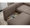 Ripeli Corner Sofa Bed with Storage, Light Brown Velvet, Right-Hand Facing Modullo 20 180x128 Right 1