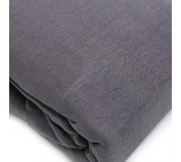 Prostěradlo CLAIRE jersey šedé 90x200 cm SS23 819662