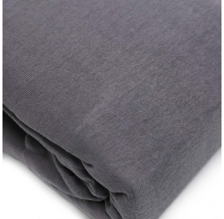 Prostěradlo CLAIRE jersey šedé 90x200 cm SS23 819662