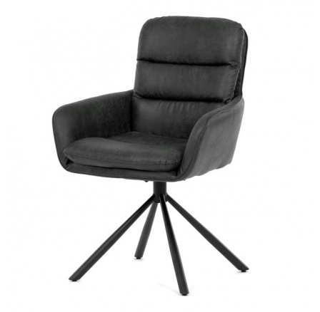 Jídelní židle, šedá, látka vintage, DCH-356 GREY2