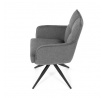 Jídelní židle, šedá, látka, DCH-P3170 GREY2