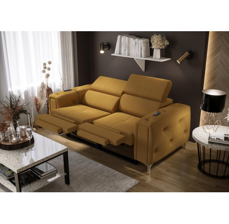 Sofa ORION II , relax 190 cm - žlutá Sofa ORION II , relax 190 cm - žlutá
