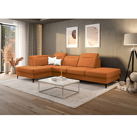 SESTAVA ROHOVÁ POHOVKA OSLO MINI 295x180 + TABURET MALIBU 100X55 CM MY51(ODSTÍNY ORANŽOVÉ) - RYCHLÉ ODESLÁNÍ SESTAVA ROHOVÁ POHOVKA OSLO MINI 295x180 + TABURET MALIBU 100X55 CM MY51(ODSTÍNY ORANŽOVÉ) - RYCHLÉ ODESLÁNÍ