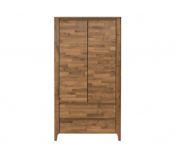 Skříň SAWIRA SZF2D2S dub butcherblock (BIO lak)