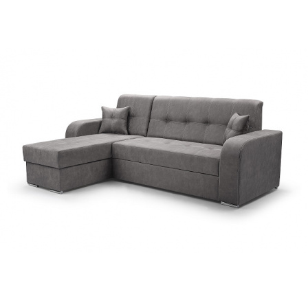 Rohová sedací souprava MARAJO - Levá (MISOL) látka ŠEDÁ - Wolly 89  (IZ) (K250-Z)