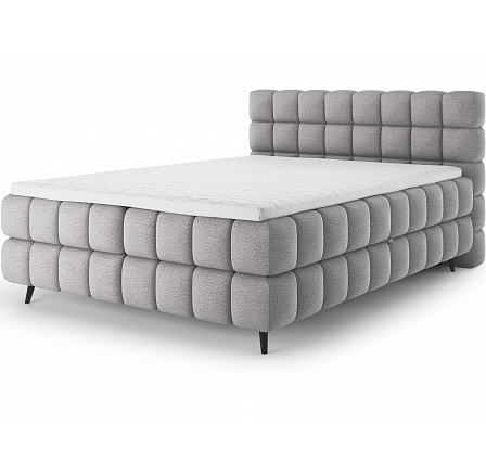 Čalouněná postel - boxspring SABENO 140x200, Royal 04