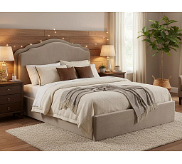 POSTEL FLORENCJA VELVET 160x200 BARVA C. BEŽ BLUVEL 40