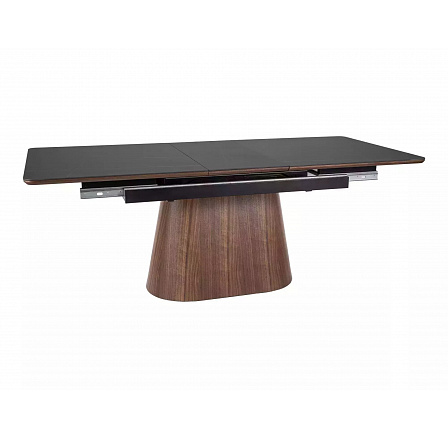 Jídelní stůl MONACO, Černá / Ořech