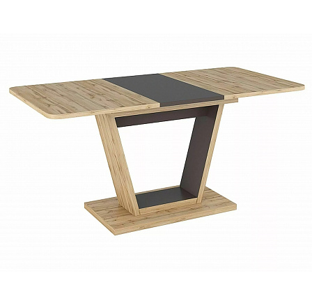 Jídelní stůl NIGEL, Dub Wotan/Hnědá