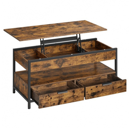 Konferenční stolek 100x50x48cm, mdf, old wood, AKF-E1252 OLW Konferenční stolek 100x50x48cm, mdf, old wood, AKF-E1252 OLW