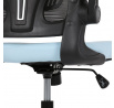 Kancelářská židle, houpací mechanismus, modrá, KA-V317 BLUE