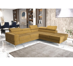 Rohová sedací souprava TOSCANIA II průměr 30x250 - medová , pravá