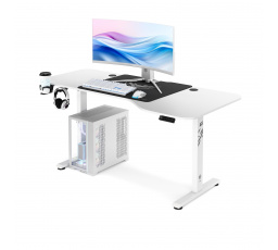 Herní stůl 160 cm s nastavitelnou výškou X-TENSIO 1600 bílý