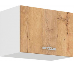 Horní skřínka SARA - 50 OK-40 1F, Bílá / Dub Lefkas
