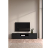 TV komoda  MABELA 407, Černý mat