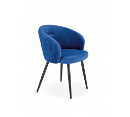 Jídelní židle K430, Modrá/Černá