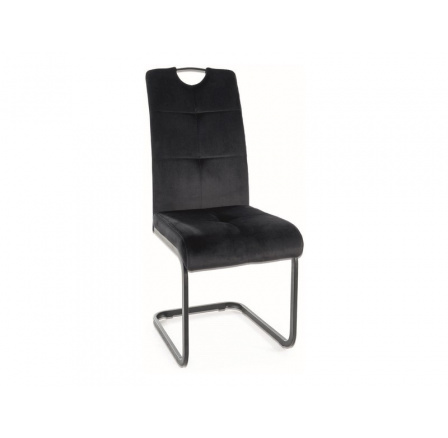 Jídelní židle AXO VELVET, černý Bluvel 19/černý mat