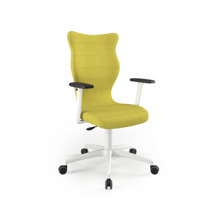 Křeslo kancelářské otočné  PERTO , bílá Deco 19 velikost 7