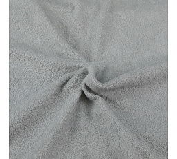 Froté prostěradlo světle šedé na vysokou matraci 190g/m2 100x200
