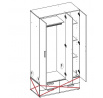 Šatní skříň BASIC 3D Antracit tmavá