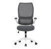 Kancelářská židle, houpací mechanismus, šedá síťovina, KA-C807 GREY