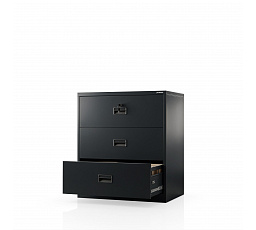 Kovová kartotéková skříň antracitová: SARAN XL V3, 900 x 1020 x 600 mm
