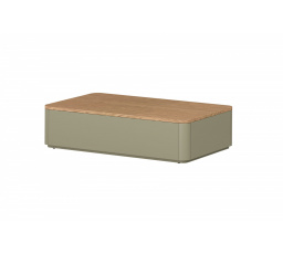 ELIVO KONFERENČNÍ STOLEK 100 2KS - eukalyptus / dub baltic dune