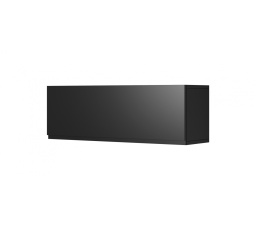 Skříňka závěsná horizontální Loftia - Černý/Černý mat