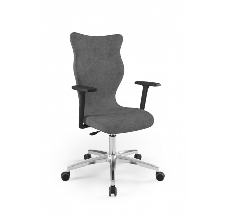 Křeslo kancelářské otočné  PERTO PLUS , leštěný hliník Cloud 33 velikost 7