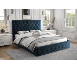 Postel ROMA - 160x200, Dřevěná, modrá