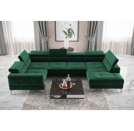 Rohová sedací souprava TOSCANIA MAX I 170x350x185 cm - zelená , levá Rohová sedací souprava TOSCANIA MAX I 170x350x185 cm - zelená , levá