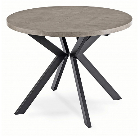 Stůl LUKAS Rozkládací 100-250 cm Beton/Černý