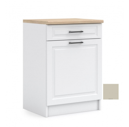 Kuchyňská dolní skříňka IRMA D40 1D1SZ, Stone Mat Kuchyňská dolní skříňka IRMA D40 1D1SZ, Stone Mat