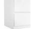 Šatní skříň SIMPLICITY 287, Bílý lesk