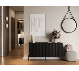 VERA komoda 150 černá (1 ks)=2 str. )