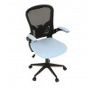 Kancelářská židle, houpací mechanismus, modrá, KA-V317 BLUE
